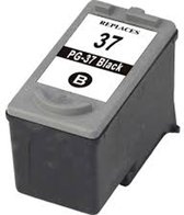 Inktcartridge Geschikt voor Canon PG-37 | 1x Zwart Geschikt voor Canon Pixma IP1800, IP2500, IP2600, MP140, MP190, MP210, MP220, MP470, MX300, MX310