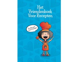 Luxe uitvoering met hardcover en leeslintje: Het Vriendenboek Voor Recepten – Ruimte voor 60 recepten | Laat dierbaren hun favoriete recept schrijven | Maak een emotioneel cadeau