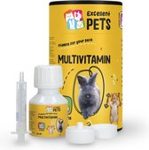 Excellent Pets Multivitamin - 50 ml - Ondersteunt het Natuurlijke Afweersysteem - Ondersteunt bij de Voorbereiding op Bronst en Reproductie - Multivitamine voor Honden, Katten, Konijnen en Knaagdieren