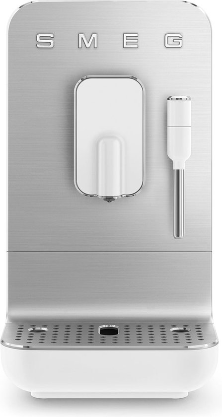 SMEG BCC12WHMEU - Espressomachine - Mat wit - Volautomatisch met stoompijp