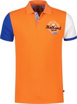 Polo - Hup Holland Hup - Korte Mouw - Heren - EK / WK - Olympische spelen - Formule 1 - Oranje - oranje polo heren - Maat XXL