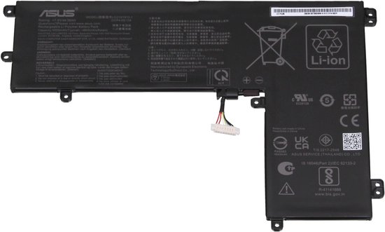 Batteria Originale Asus 0B200-03130100 38Wh (4940mAh) 7.7V Per Chromebook C423NA, Ricambio Compatibile 100% - 3