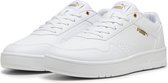 PUMA Court Classic Unisex Sneakers - PUMA White-PUMA Gold - Maat 40