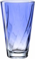 Leonardo Twist Drinkglas 300ml Blauw set van 4 glazen