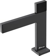 Crane- Zenith Twist Tap - Bathroom Faucet- Matt black