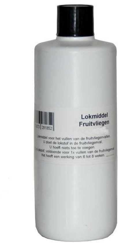 Fruitvlieg lokmiddel, geschikt voor alle soorten fruitvliegvallen.