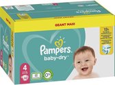 Pampers - Baby Dry - Maat 4 - Megapack - 92 Luiers- 6/11KG