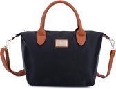 Gallantry - Dames Tas met rits en Schouderband - Handtas - Crossbodytas - Schoudertas - Zwart