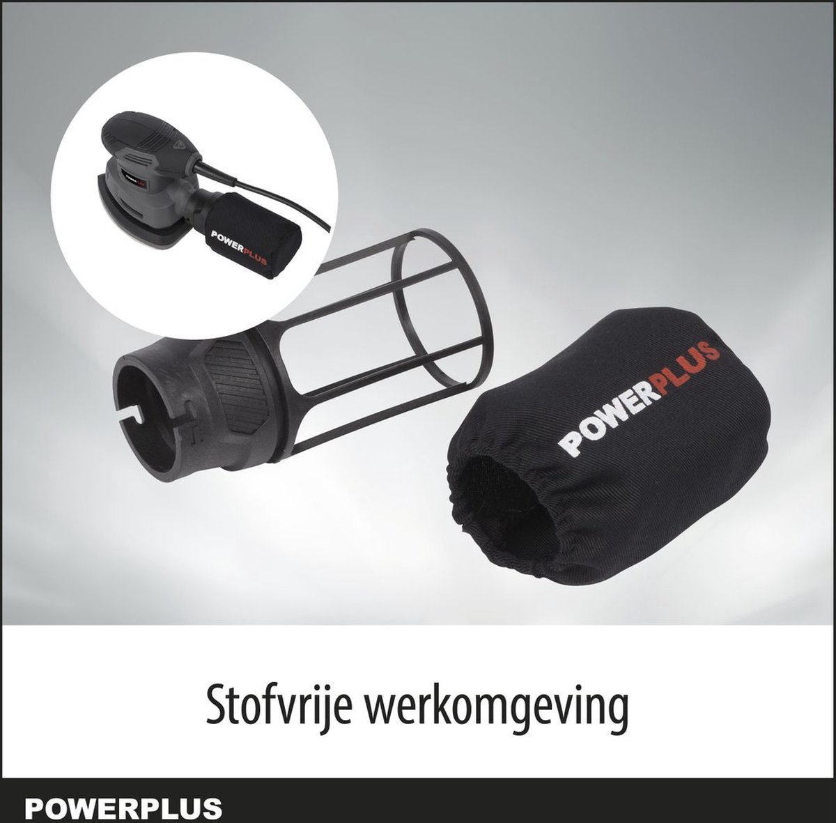Powerplus elektrische handpalmschuurmachine POWE40020 - 140 W Multischuurmachine - 5 schuurbladen, stofopvangzak — cadeau in Eten & Drinken - foto 4