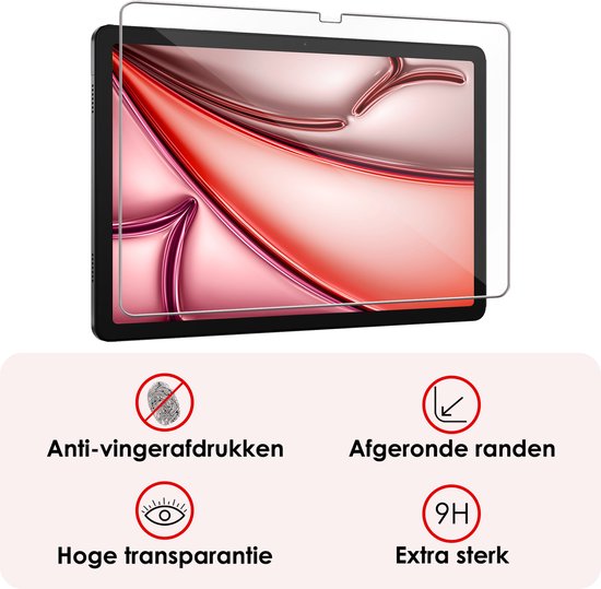 Protecteur d'écran adapté à l'iPad Air 6 (11 pouces), protecteur d'écran, protecteur d'écran en Glas