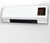 Climatiseur mural sans unité extérieure - 2000W - Climatiseur avec fonction chauffage et refroidissement - Incl. Télécommande - Plusieurs vitesses