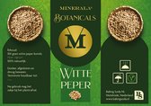 Witte peperkorrels - 100 gram - Witte peper - Minerala Botanicals