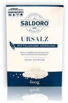 Oerzout grove korrel - 600 gram - Saldoro - Steenzout - Tafelzout - Gejodeerd zout