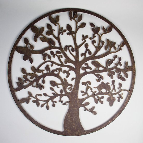 Arbre de Décoration murale - 51 cm - arbre de vie - métal