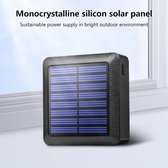 Solar Charger Powerbank,powerbank 10000 mah,powerbank iphone,powerbank samsung，Zaklamp meenemen，3usb-interface，Klein en verfijnd
