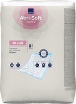 Abena Abri-Soft Superdry 60x60 disposable soft underpads, 60 pcs.