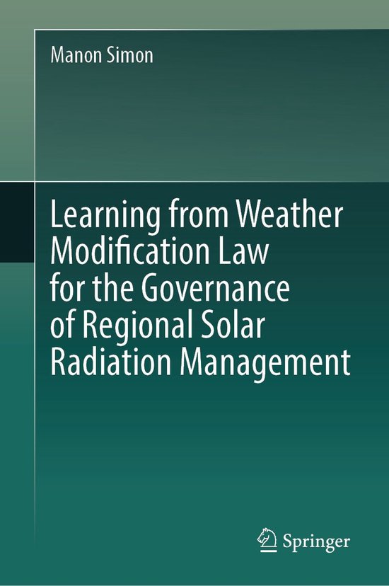 Law and Criminology (R0) - Learning from Weather Modificatio ... - cover
