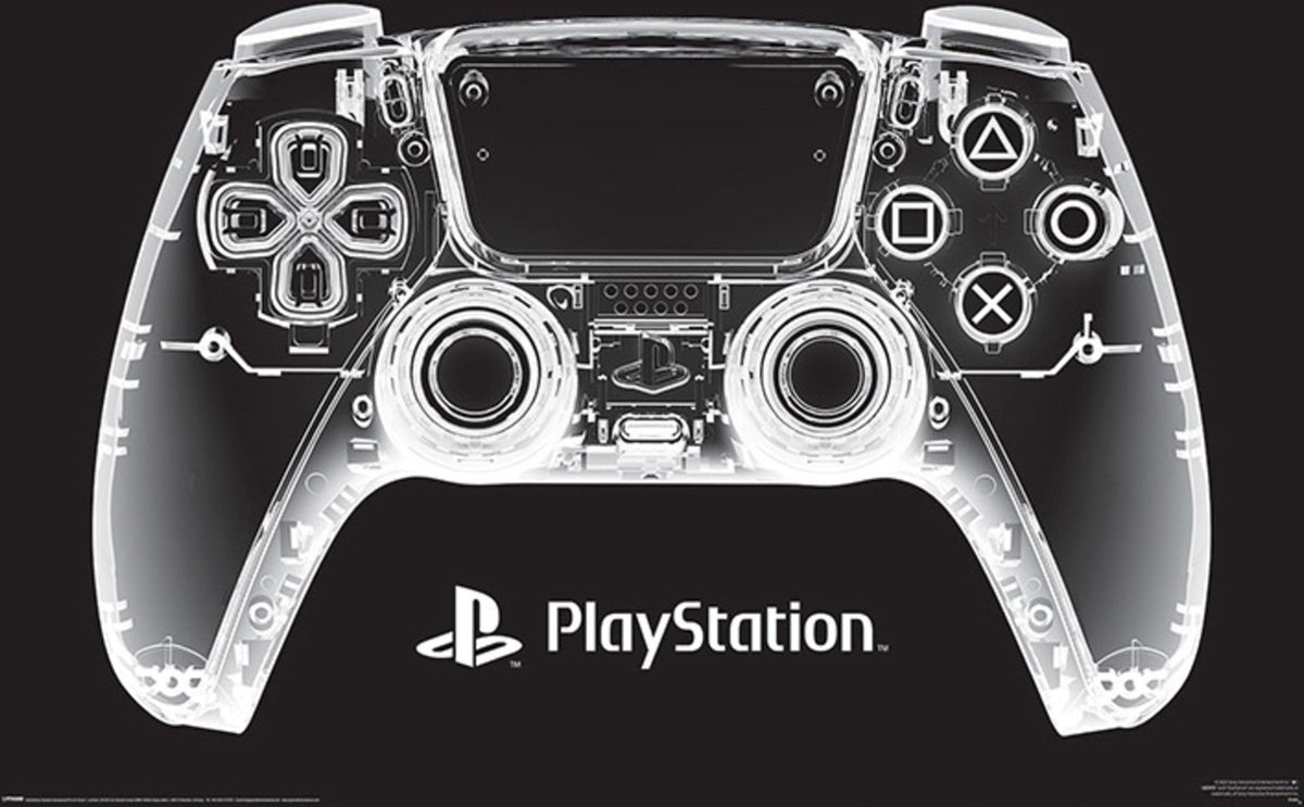 Pyramid PlayStation X-Ray Pad Poster 61x91.5cm Multi color