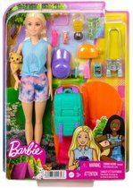 Bol.com Barbie Camping - Kamperen met Malibu en Brooklyn met accessoires - Pop aanbieding
