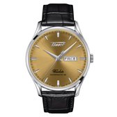 Tissot Heritage Visodate Powermatic 80 T1184301602100 Horloge - Leer - Zwart - Ø 42 mm