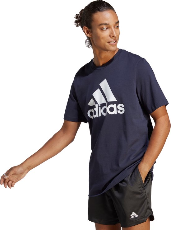 Adidas Sportswear Essentials Big Jersey Big Logo T-shirt - Heren