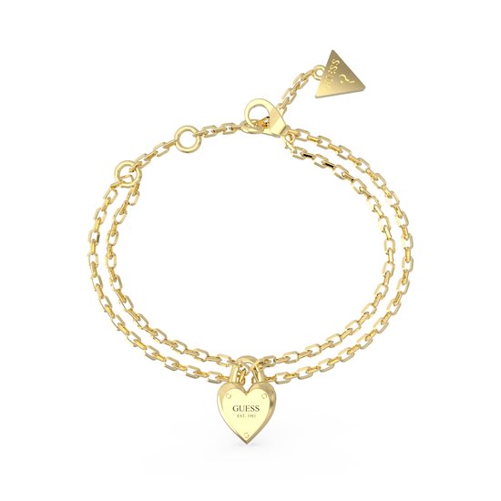 GUESS All You Need Is Love Dames Armband Staal - Goud