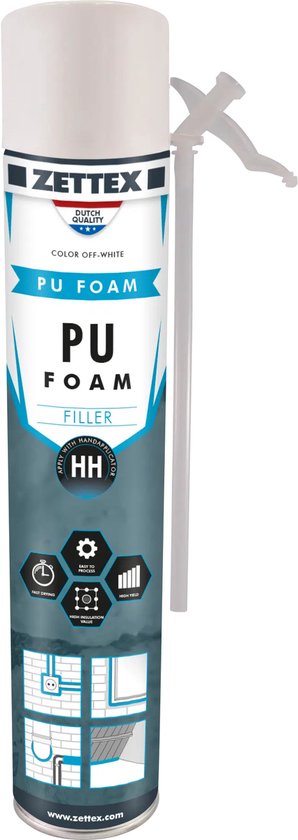 Foto: Pu foam hh wit 750 ml