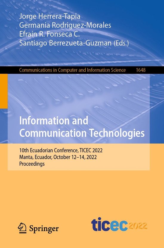 Springer Nature Proceedings Computer Science - Information a ... - cover