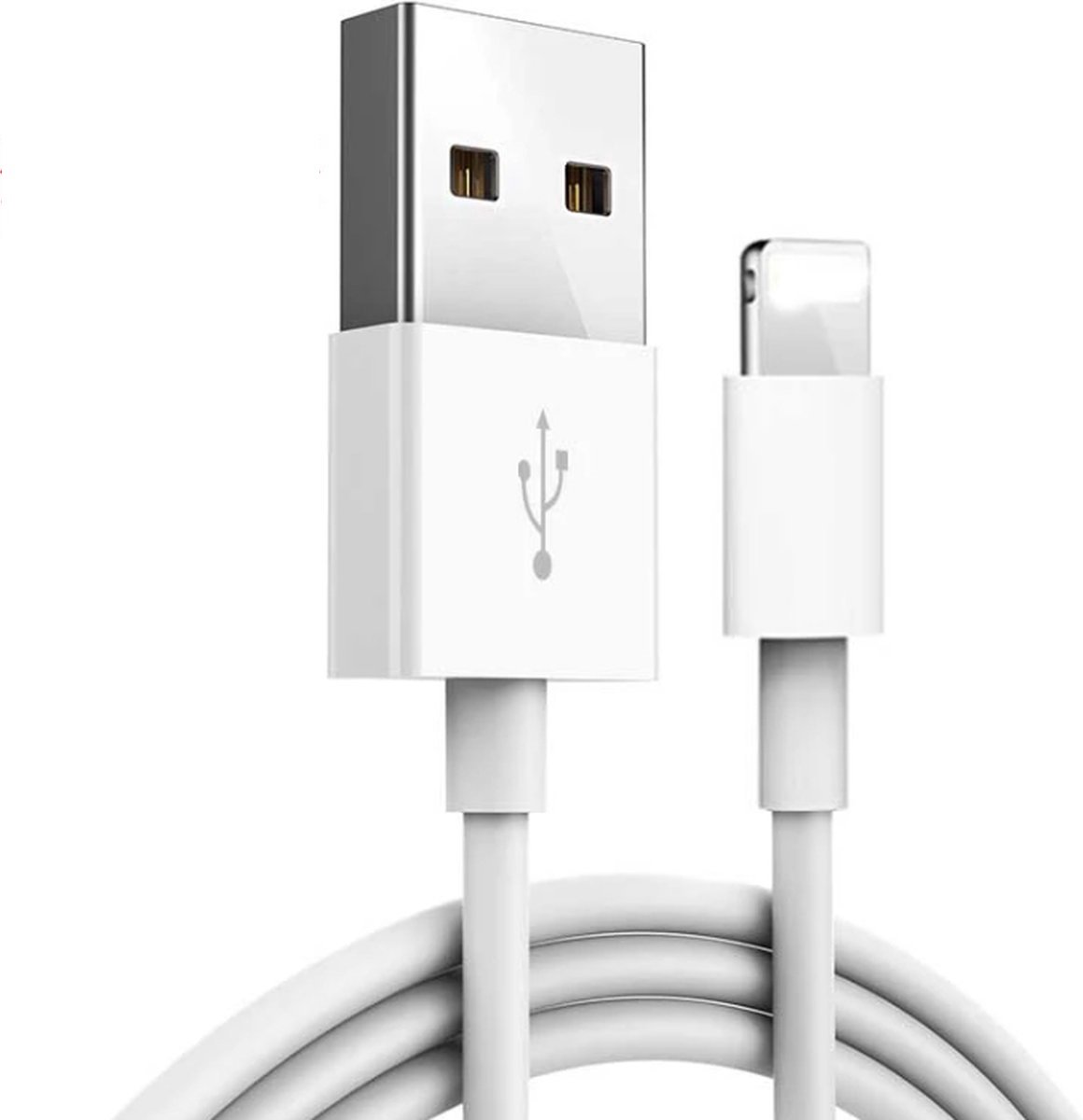 Image of 3m USB-synchronisatiegegevens en oplaadkabel, voor iPhone 7 en 7 Plus, iPhone 6 en 6 Plus, iPhone 5 & 5S & 5C, compatibel met iOS 11.02 (wit)