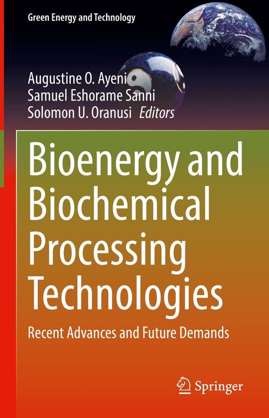Green Energy and Technology - Bioenergy and Biochemical Proc ... - cover