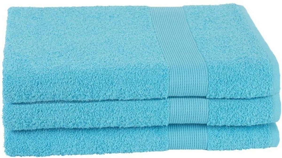 Clarysse Viva Badlaken - 3 Pack aqua Katoen - SCLUV-VIVA1-4200-03 - 70 x 140 cm -