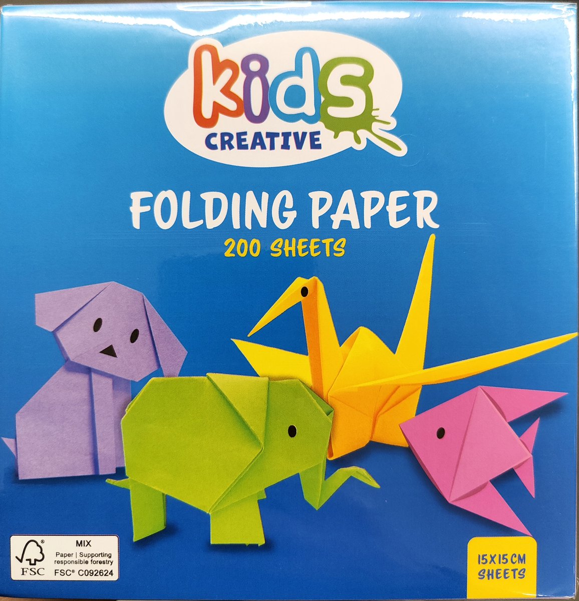 Vouwblaadjes - folding sheets - knutselblaadjes - origami - 200 stuks