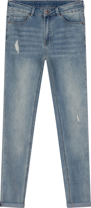 Indian Blue Jeans Jay Tapered Fit Jeans Jongens - Broek - Lichtblauw - Maat 164