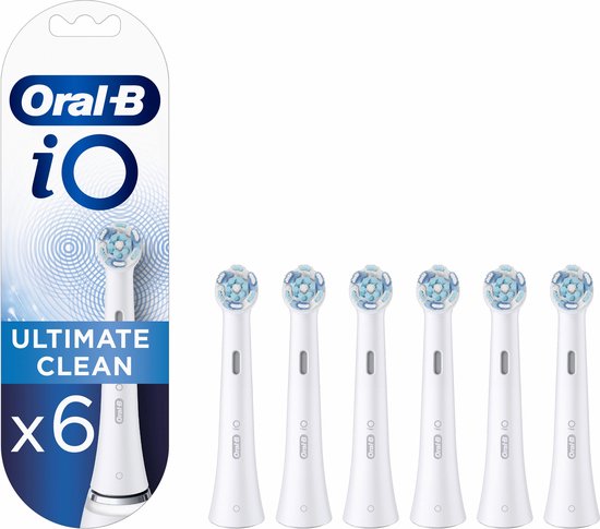 Foto: Oral b io ultimate clean witte opzetborstels 6 stuks