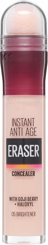 Maybelline Instant Age Rewind Eraser Concealer, met Goji Berry + Haloxyl, kleur 05 Brightener.