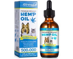 HENNEPOLIE - voedingssupplement en anti stress middel voor hond & kat - kalmerend effect tegen onrust, stress, zenuwachtigheid en angst - ontstekingsremmend - bevordert eetlust en beweeglijkheid - vitamine A, C en E - géén THC - 60 ml