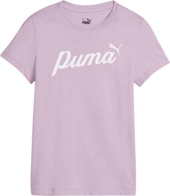 T-shirt PUMA ESS+ Script Tee G FALSE - Grape Mist