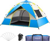 Bol.com Campingtent Automatische lichtgewicht tent voor 2-3 personen winddicht UV-bescherming perfect voor strand buiten reizen ... aanbieding