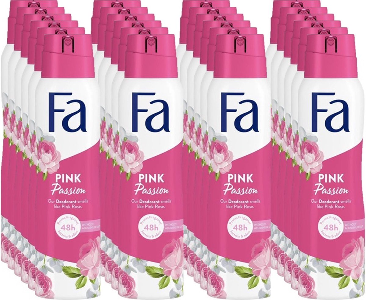 Goedkoopste FA Pink Passion Deo Spray - Voordeelverpakking 24 x 150 ml