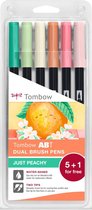 Tombow ABT - Brushpen - just peachy - set á 6 stuks