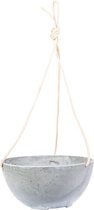 Artstone - Hanger Fiona - 25x12 - Grijs - Bloempot voor binnen en buiten - Milieuvriendelijk - Sterk en licht - Met drainagesysteem
