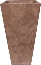 Artstone - Vase Ella - Chêne - D40 H90 - Pour l'intérieur et l'extérieur - Avec système de drainage