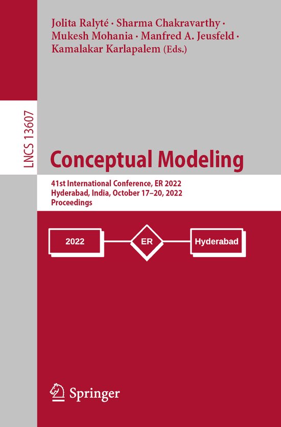 Lecture Notes in Computer Science13607- Conceptual Modeling - cover