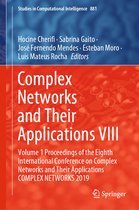 Studies in Computational Intelligence- Complex Networks and Their Applications VIII