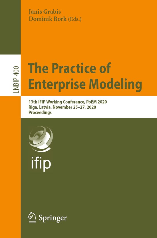Lecture Notes in Business Information Processing400-The Prac ... - cover