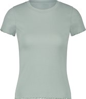 Hunkemöller Katoenen shirt met korte mouwen Groen XL