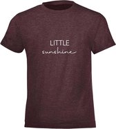 Be Friends T-Shirt - Little sunshine - Kinderen - Bordeaux - Maat 4 jaar