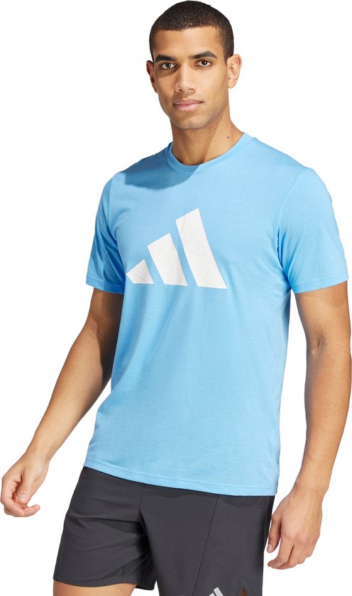 adidas Performance Train Essentials Feelready Logo Training T-shirt - Heren - Blauw- L
