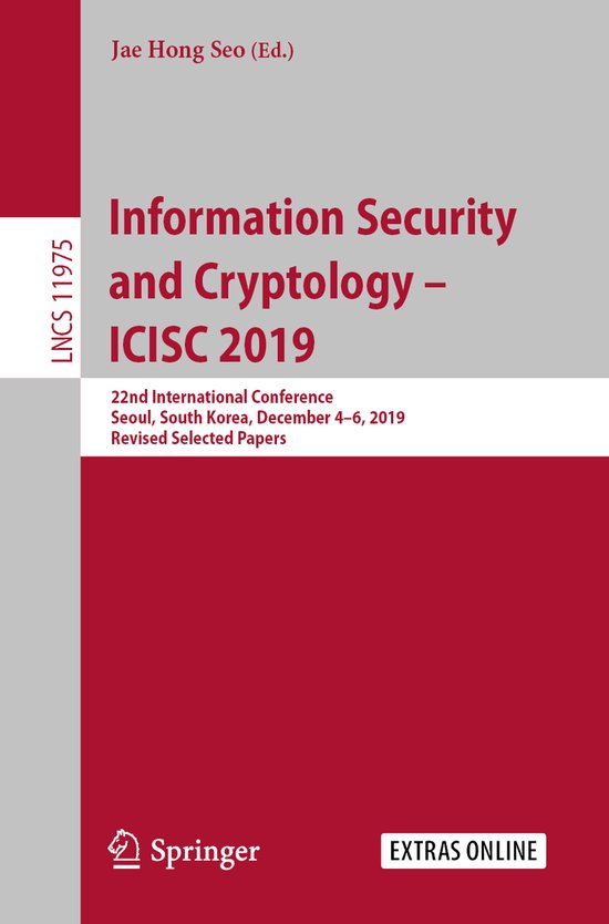 Lecture Notes in Computer Science11975- Information Security ... - cover