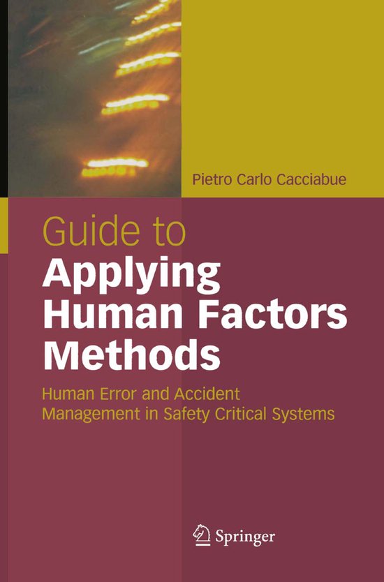 Guide to Applying Human Factors Methods - cover